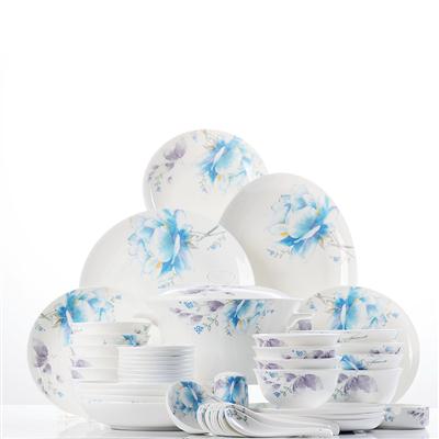 男的舔女的逼女的流水48头聆听花开骨瓷礼品餐具套装